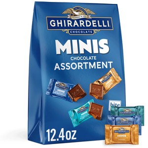 GHIRARDELLI Minis Chocolate Assortment Candy Squares - 12.4oz - 1 of 4