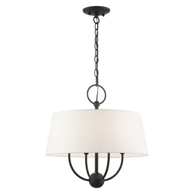 Livex Lighting Ridgecrest 4 - Light Pendant in  Black