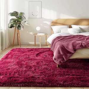 LOVEVOOK Rugs for Living Room, Fluffy Area Rugs for Bedroom, Soft Carpet Shag Kids Room Rug, Non-Slip Rugs Indoor - 1 of 4
