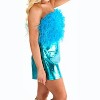 Women's Fancy Strapless Feather Crop Top - BUDDYLOVE - image 3 of 4