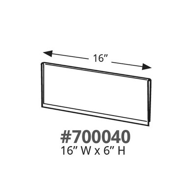 Clear Acrylic Three-Tier 12 Compartment Counter Display Rack