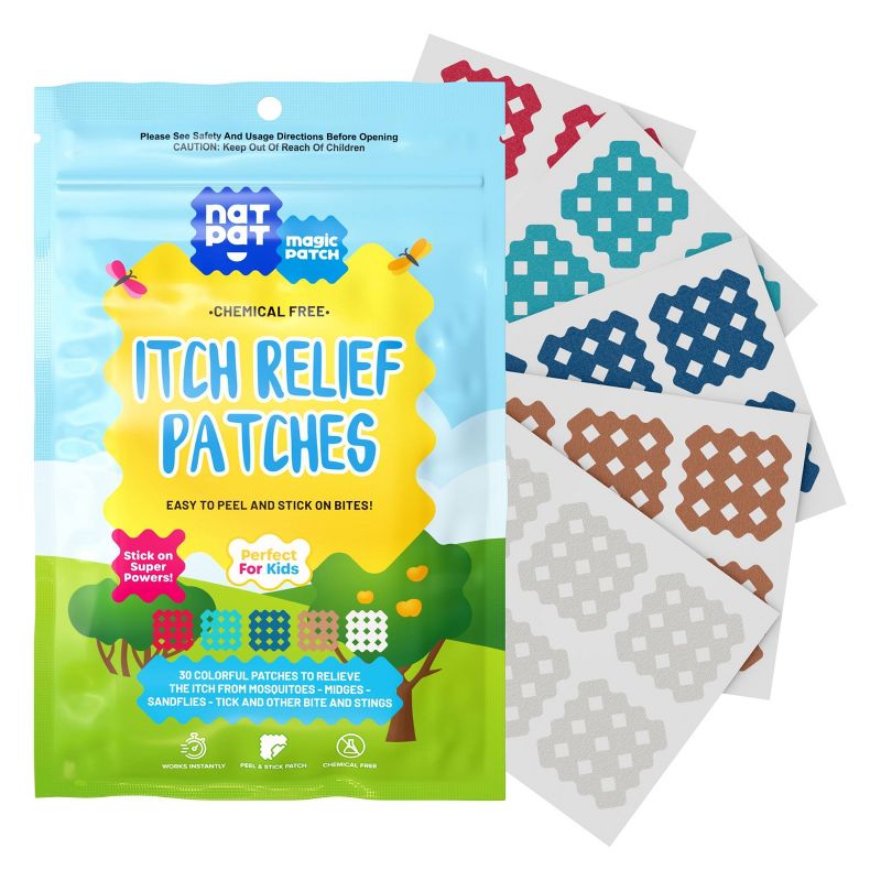 NATPAT 30ct Magic Patch Itch Relief Patches After Bite, 1 of 8