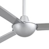52" Minka Aire Modern Industrial 3 Blade Indoor Ceiling Fan Silver for Living Room Kitchen Bedroom Family Dining Home Office - 3 of 4