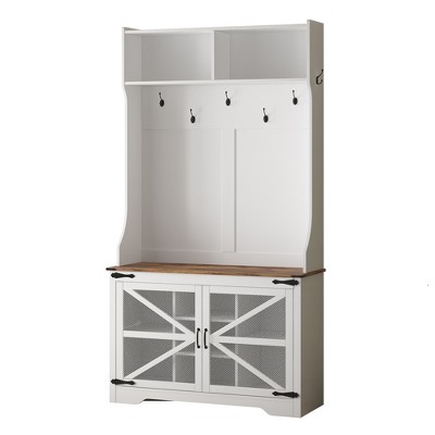 1SET Particle Board Coat Rack - Durable, Space-Saving, Easy Assembly, Modern Design, Sturdy Construction