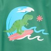 Carter's Just One You&#174 Toddler Boys' Long Sleeve Dino Rash Guard Swimsuit Sets - Green - 3 of 4