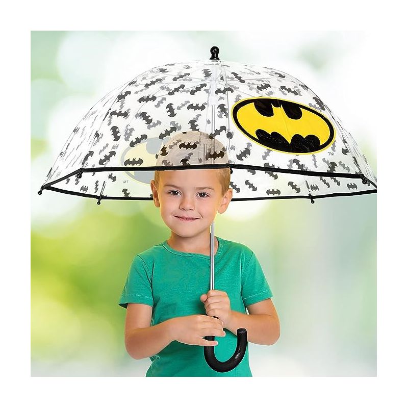 Batman Kids Clear Bubble Umbrella- Ages 3-10, 2 of 3