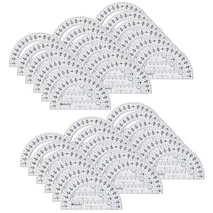 Westcott® Protractor 6", 180 degree, Clear, Pack of 36 - 1 of 3