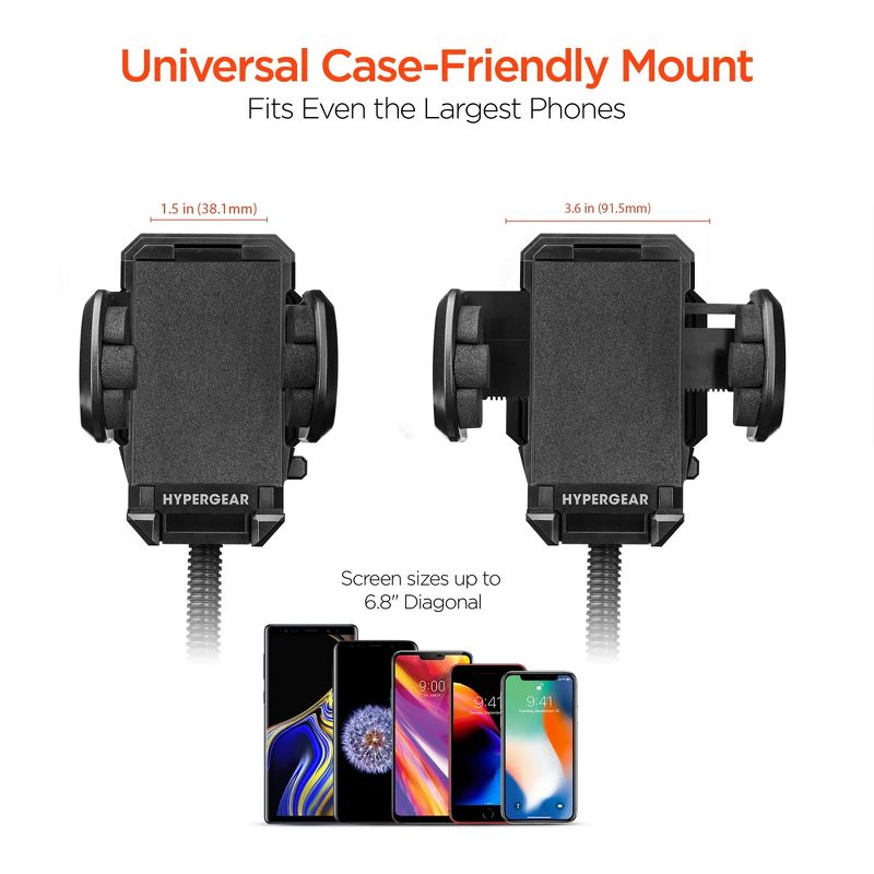 HyperGear Universal Windshield Phone Mount Black, 3 of 8