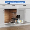 LOVMOR Pull Out Cabinet Organizer, Cabinet Pull Out Shelves 14" W x 18" D, Heavy Duty Cabinet Drawers Slide Out Kitchen - 3 of 4