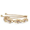 Haus of Brilliance 14K Yellow Gold Plated Silver 1/10 Cttw Diamond Infinity Heart Bolo Bracelet - 3 of 4