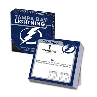 NHL Tampa Bay Lightning 2025 Box Calendar