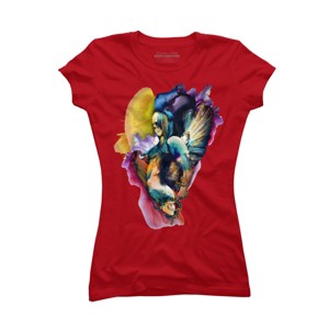 Junior's Design By Humans QUEEN OF SKULLS II By rizapeker T-Shirt - 1 of 3