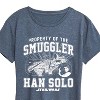 Women's - Star Wars - Property Of The Smuggler Han Solo Short Sleeve Graphic T-Shirt - 2 of 4