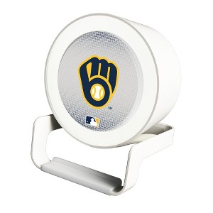 MLB National League Teams Linen Night Light Charger and Bluetooth Speaker - 1 of 3