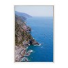 Kate & Laurel All Things Decor 23"x33" Sylvie Towns of Cinque Terre Framed Canvas by Rachel Bolgov: Coastal Art - 2 of 4