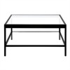 32" Black Bronze Square Coffee Table - Henn&Hart - 3 of 4