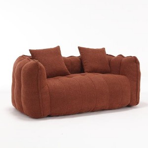 SYFERLORY Soft beanbag chair with high resilience foam core for two people. - 1 of 1