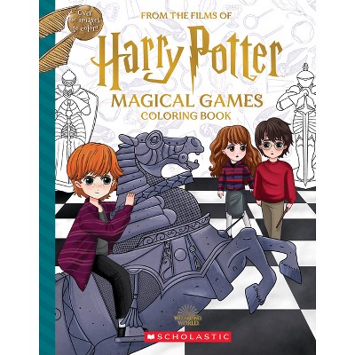 Harry Potter Magical Places & Characters Coloring Book by Scholastic