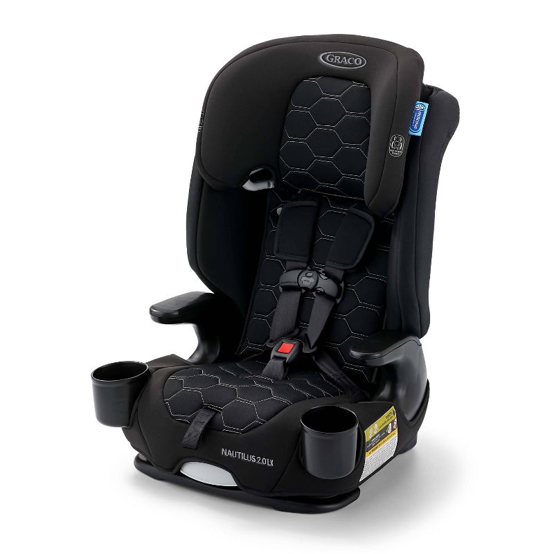 Graco Nautilus 2.0 LX 3-in-1 Harness Booster Car Seat - Hex, 1 of 7