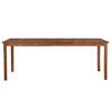 vidaXL Garden Table Varied wood tones Solid Acacia Wood Medium Durable - 2 of 4