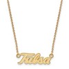 Black Bow Jewelry 14k Yellow Gold Tulsa Golden Hurricanes NCAA Necklace 18 Inch - 2 of 4