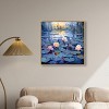 Art Remedy Lilipads Blues Blue Monet Art Prints Framed - 2 of 4