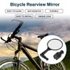 Bike Rearview Mirror 7.5cm Adjustable | Front Handlebar Bike Mirror Black for Bicycle Mountain Road Bike 1Pcs - 2 of 4