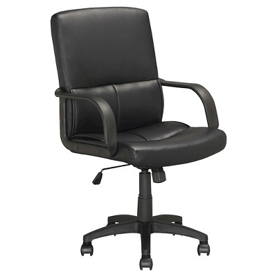 Workspace Executive Office Chair Leatherette Black - CorLiving