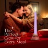 Leor & Lair 10" Taper Candles - 4 Pack - Unscented Tapered Candlesticks for Dinner, Home, and Holiday - 4 of 4