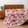 Lomsoe Cute Christmas Blanket Throws, Holiday Flannel Throw Blanket for Couch/Sofa, Holiday Decor, Christmas Decorations/Gifts. - 3 of 4