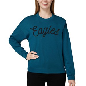 NFL Philadelphia Eagles Women's Long Sleeve Crew Neck Fleece - 1 of 3