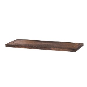 RESTORE Trail Brown 24 in. Wood Shelf (Wood Only) by Pipe Decor - 1 of 4