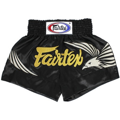 Fairtex BS0657 Eagle Black Muay Thai Boxing Short