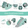Safstar 3-in-1 Kids Slide Rocking Horse Set Convertible Toddler Slide w/ Basketball Hoop - 4 of 4