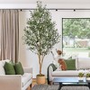 Olive Trees Artificial Indoor, Tall Artificial Olive Plants - Tall Faux Olive Tree with Planter - 3 of 4