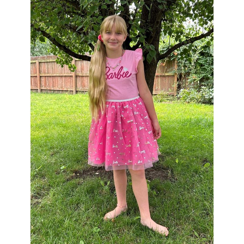 Barbie Girls Tulle Dress Little Kid to Big Kid, 3 of 8