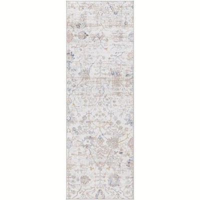 Mark & Day Van Horne Washable Woven Indoor Area Rugs Ivory