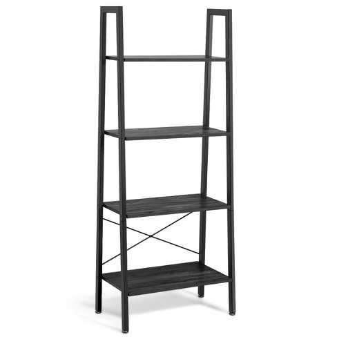 Lavish Home 5-tier Freestanding Wood Ladder Bookshelf For Storage : Target