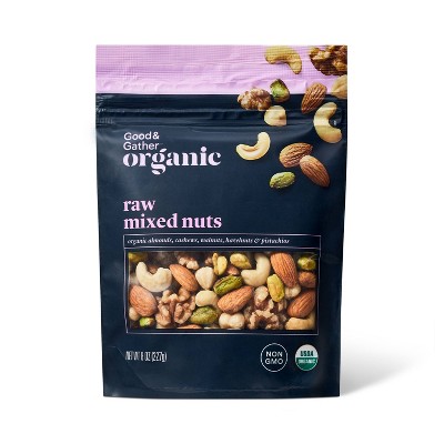 Organic Raw Mixed Nuts - 8oz - Good & Gather™