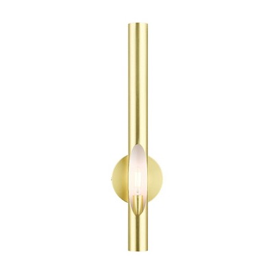 Livex Lighting Acra 1 - Light Wall Light in  Satin Brass