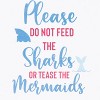 C&F Home Do Not Feed Sharks Wood Block - 3 of 3