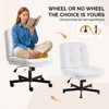 Karl Home | Tufted Teddy Fleece Swivel Chair With Reclining And Foot Studs - 3 of 4
