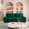 73.2" Queen Pull Out 3-in-1 Velvet Sleeper Sofa Bed, Multi-Functional Convertible Loveseat for Living Room & Bedroom - 4 of 4