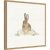 Amanti Art Farmhouse Easter VI Bunny by Tara Reed Canvas Wall Art Print Framed 22-in. W x 22-in. H. - 3 of 4