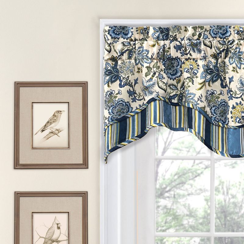 16"x52" Navarra Floral Window Valance - Traditions by Waverly, 3 of 6
