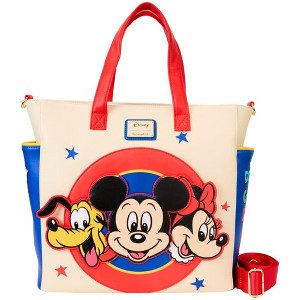 Loungefly Disney Mickey and Friends Retro Convertible Backpack & Tote Bag - 1 of 4