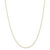 Black Bow Jewelry 1.1mm, 14K Yellow Gold, Solid Baby Rope Chain Necklace - 3 of 4