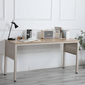 Folding table desk black 47✖24 inches computer Workstation No Install, Kids Student Study Writing Work for Home Office-The Pop Home - 1 of 4