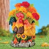 Collections Etc Hand-Painted Rooster and Pen Detailed Planter with Drainage Hole - 2 of 3