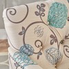 Tufted Diamond Stitch Club Chair with Nailhead Trim, Turned Birch Wood Legs and Contemporary Comfortable Design - 3 of 4